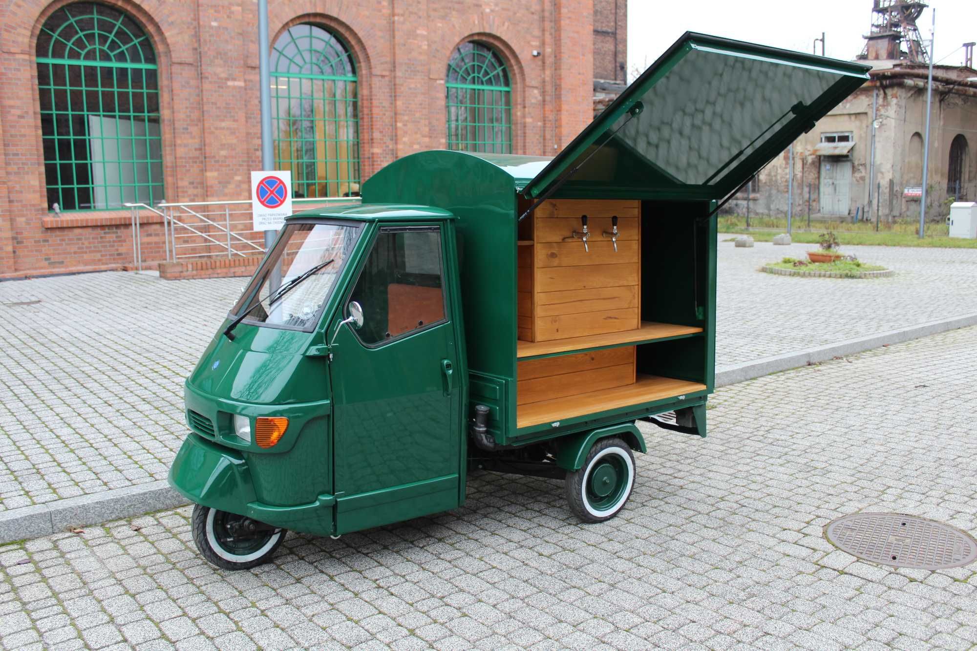 Piaggio Ape Prosecco Van mobilny bar na eventy