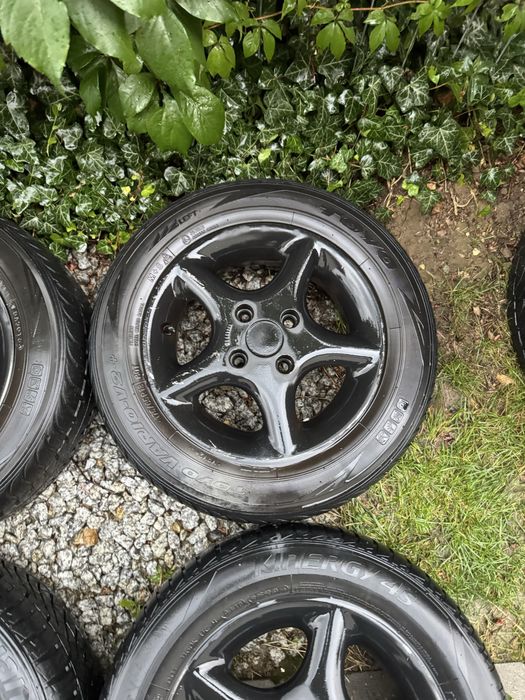 Felgi Borbet 4x100 175/65/13 opony zima VW Renault Skoda Toyota Daihat