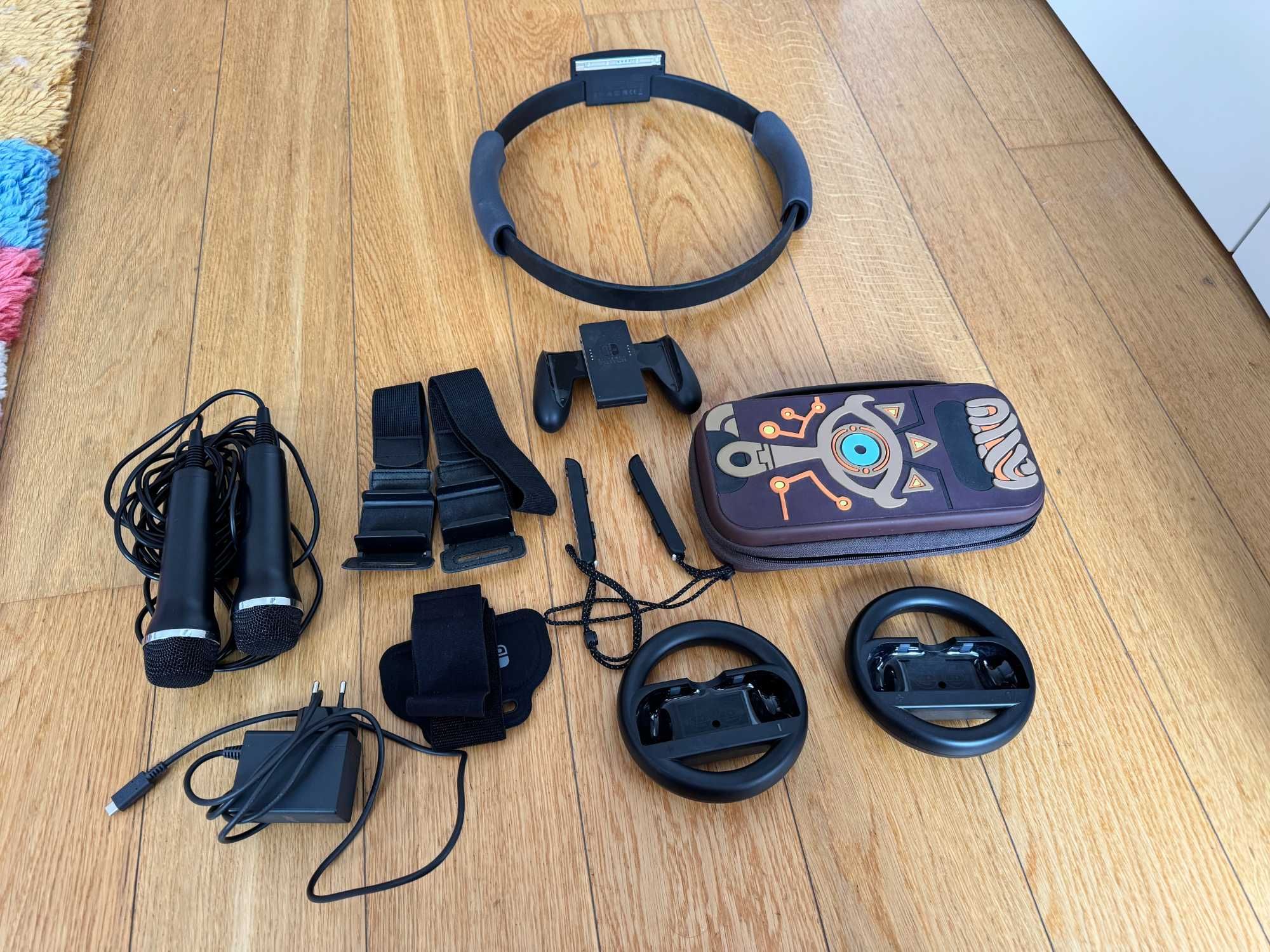 Nintendo Switch OLED + 3 Gry + Akcesoria – Stan Idealny!
