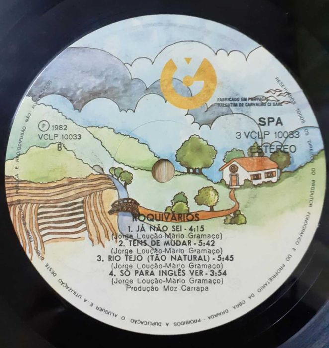 Roquivários - Roquivários (1982) - Vinil
