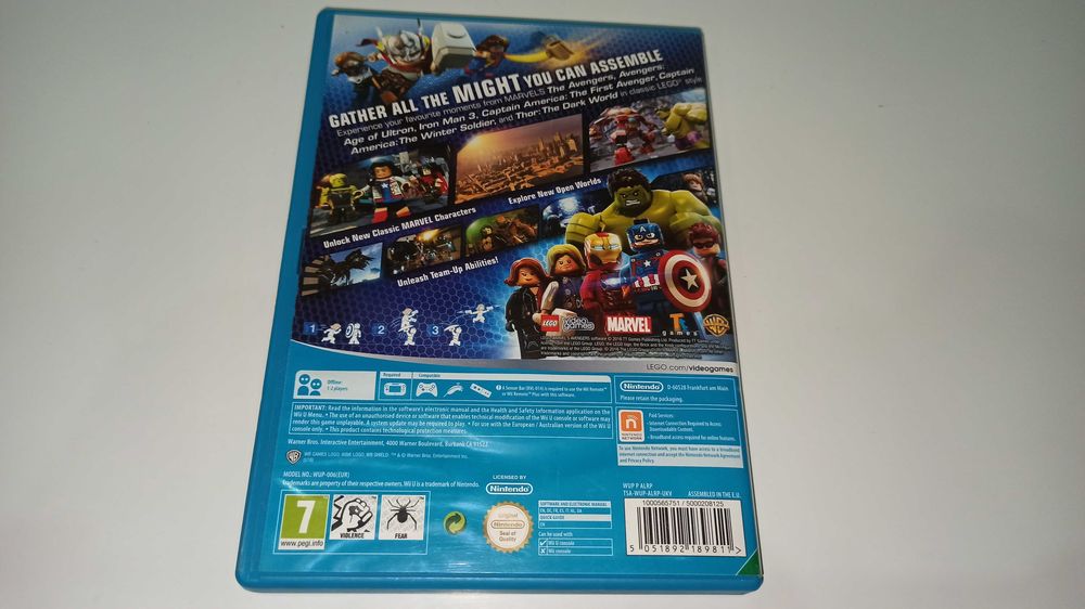 nintendo wii u LEGO MARVEL AVENGERS platformówka 1-4 graczy