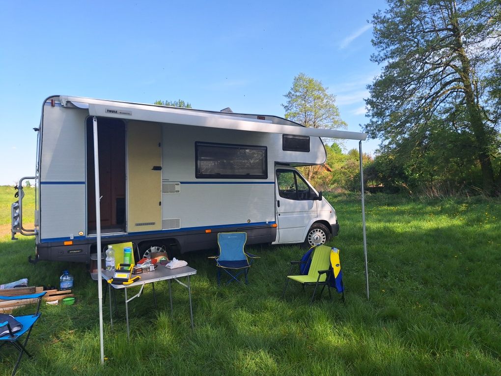 Kamper Camper Ford Transit alkowa 2.5 diesel