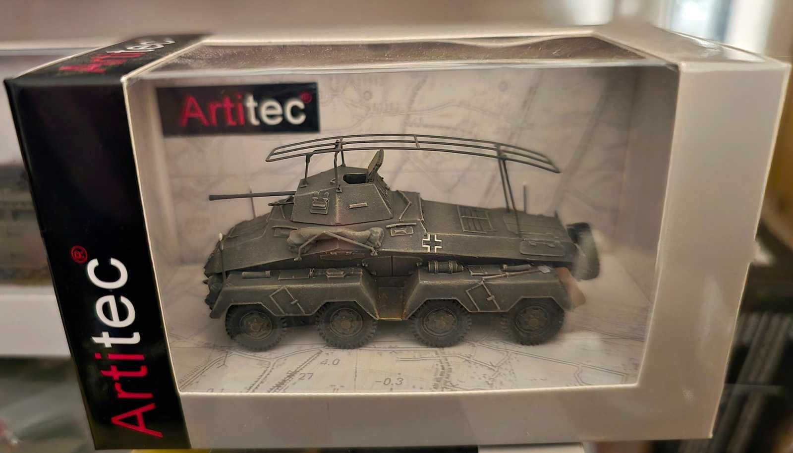 model diecast H0 1:87 ośmiokołowy samochód pancerny Sd.Kfz 232