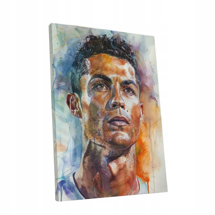 Obraz na płótnie Cristiano Ronaldo 45x60 cm - nowoczesny styl