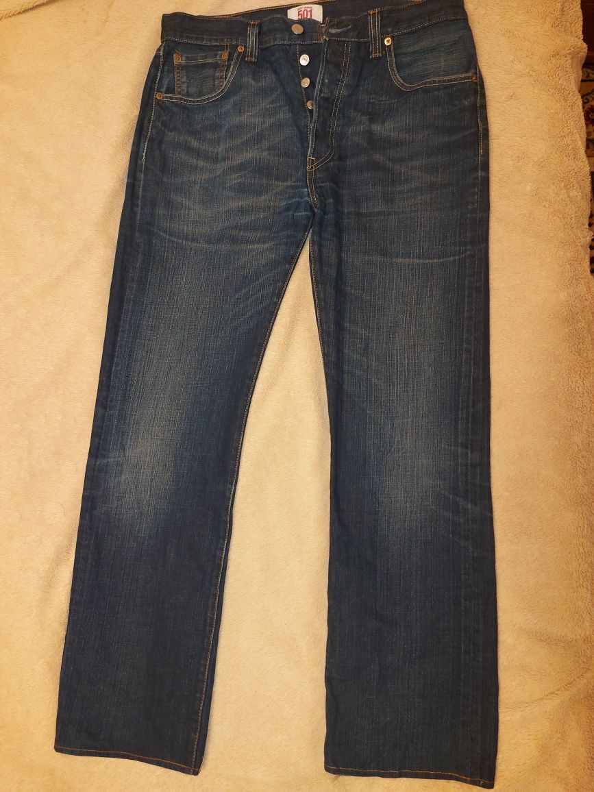 Джинси Levis 501 straight leg button fly
