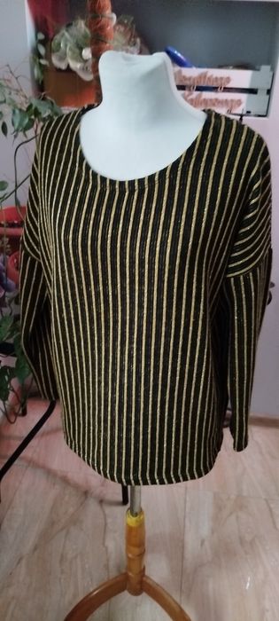 Bluzka lekki sweterek w paski