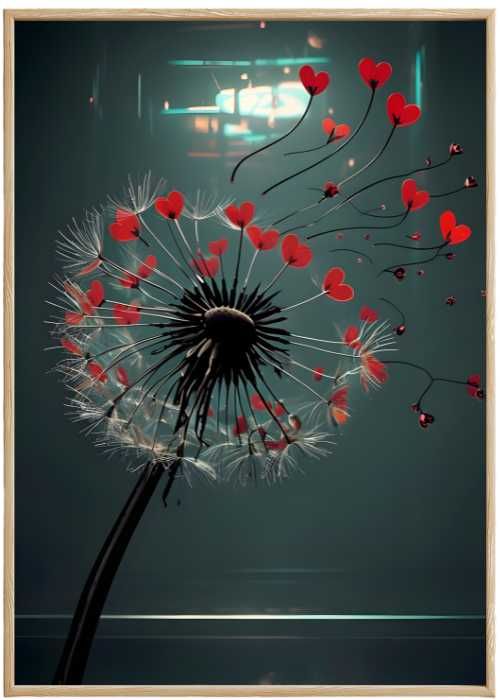 Plakat Dmuchawiec w Mrocznej Scenerii- 30x40cm - do biura, przedpokoju