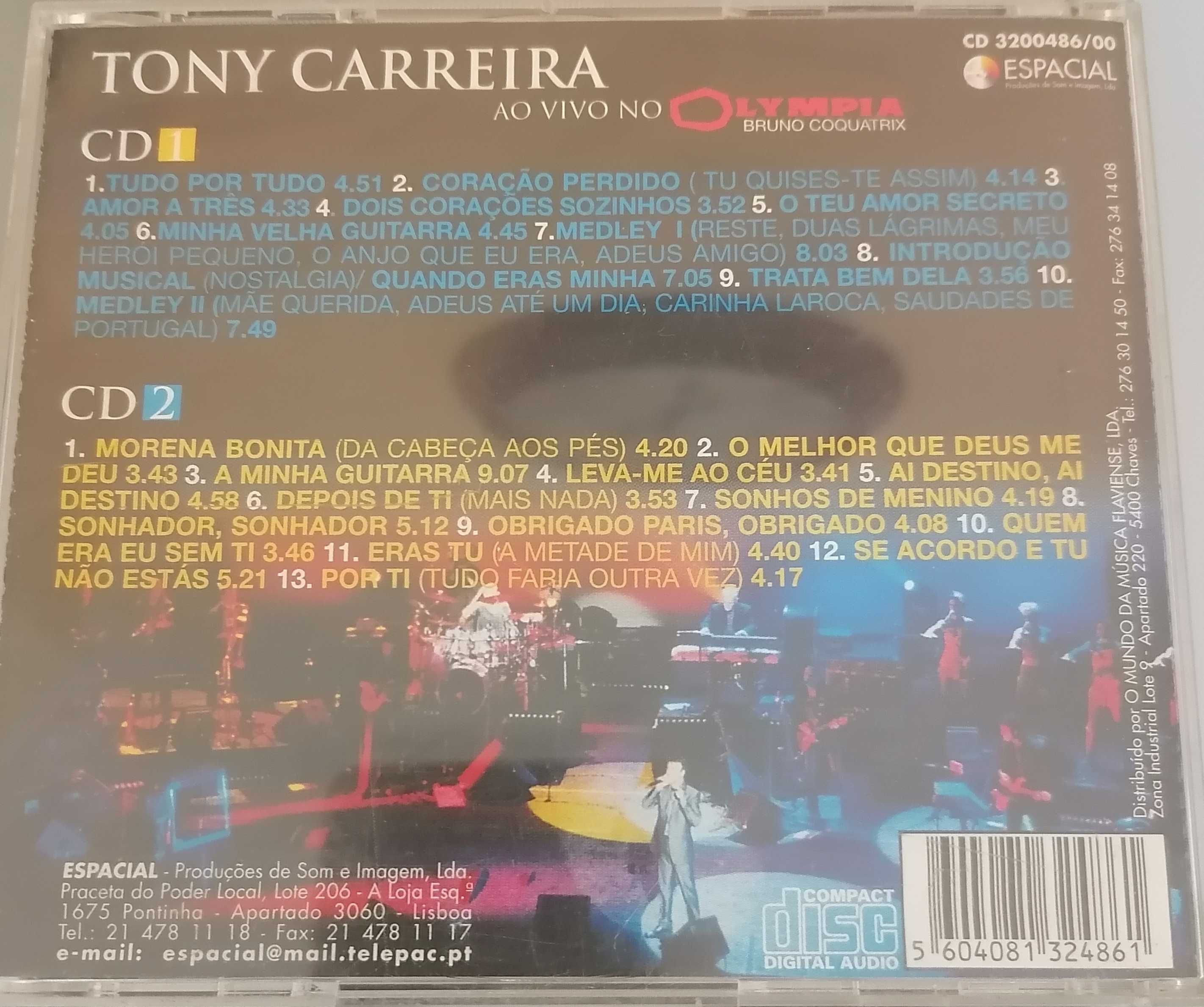 Tony Carreira Ao vivo no Olympia