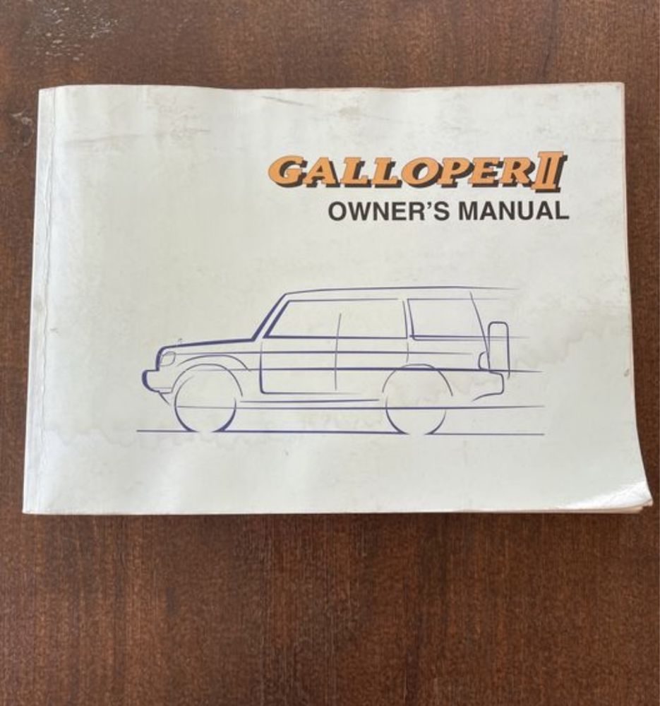 Manual Hyundai Galloper