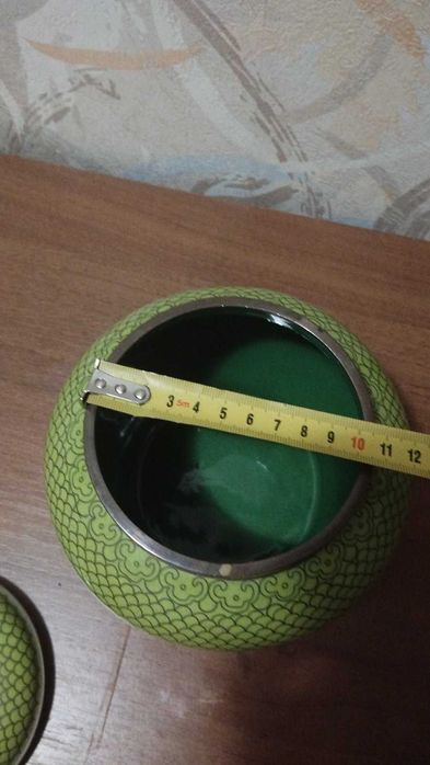 Ваза клуазоне ( перегородчаста емаль), Китай, 60-ті роки ХХ ст.