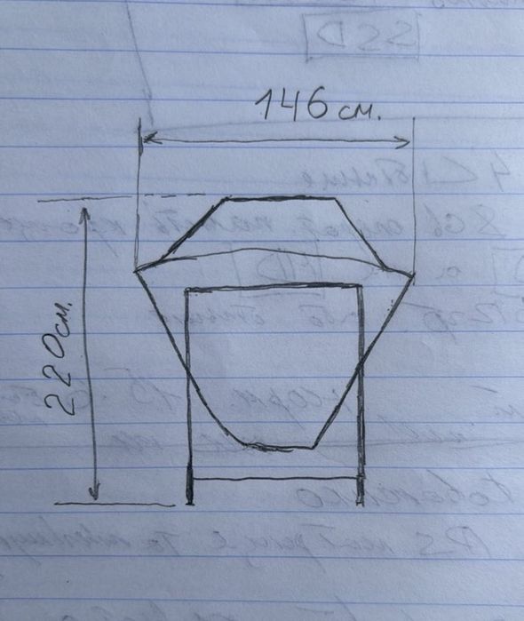 Бадья , бункер для бетону 1 м³