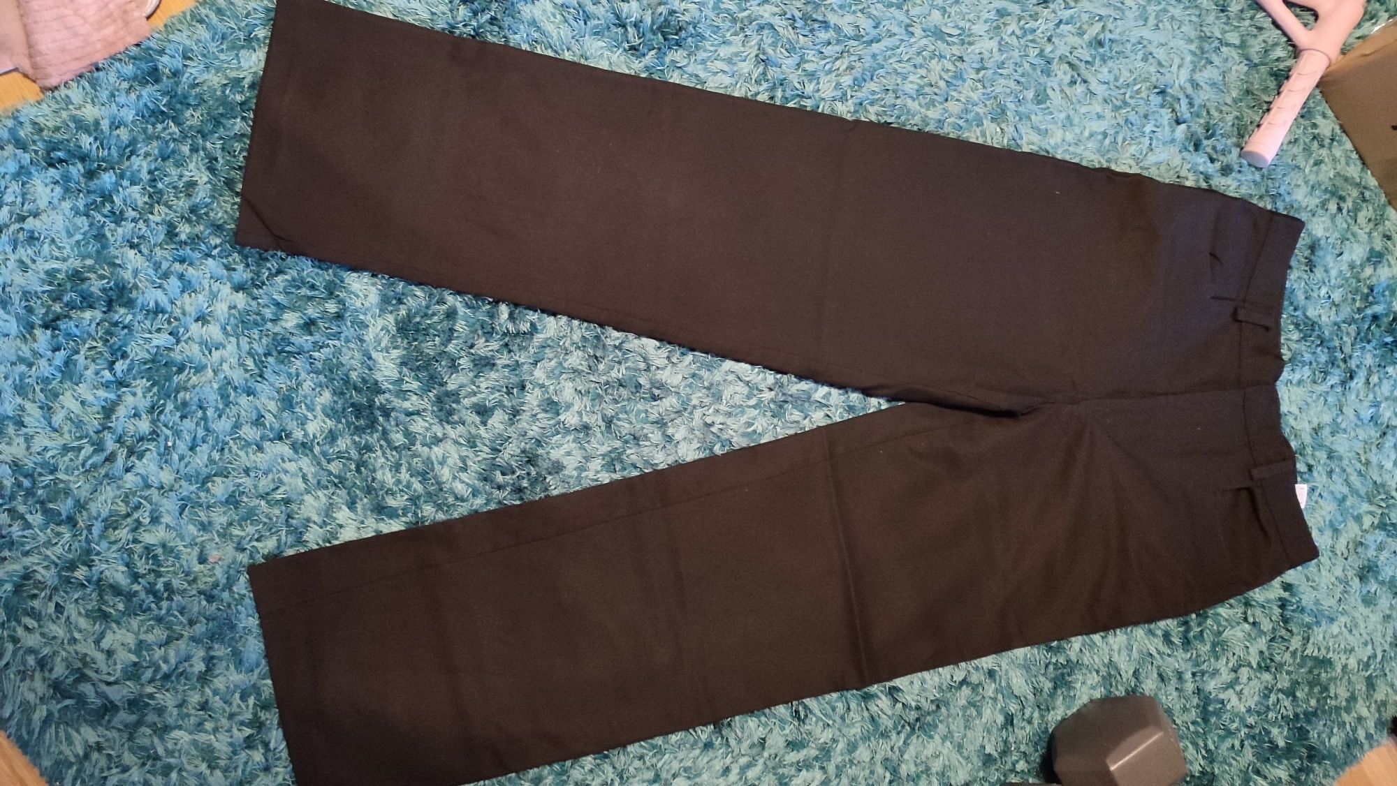 spodnie eleganckie i dzinsy pas 40cm x2 M