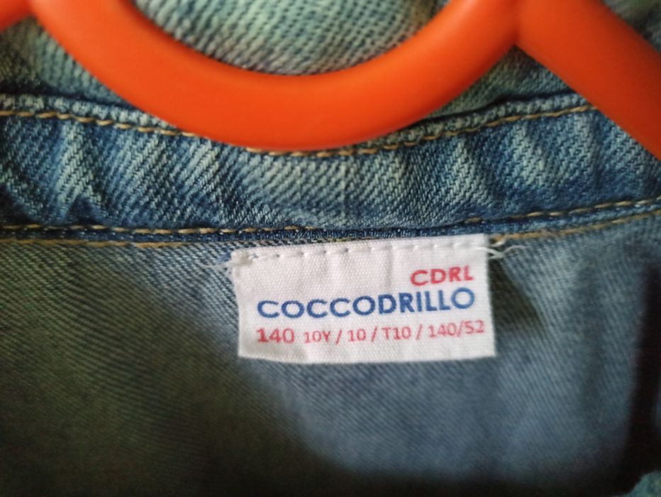 Katana, kurtka dżinsowa marka Coccodrillo, rozmiar 140