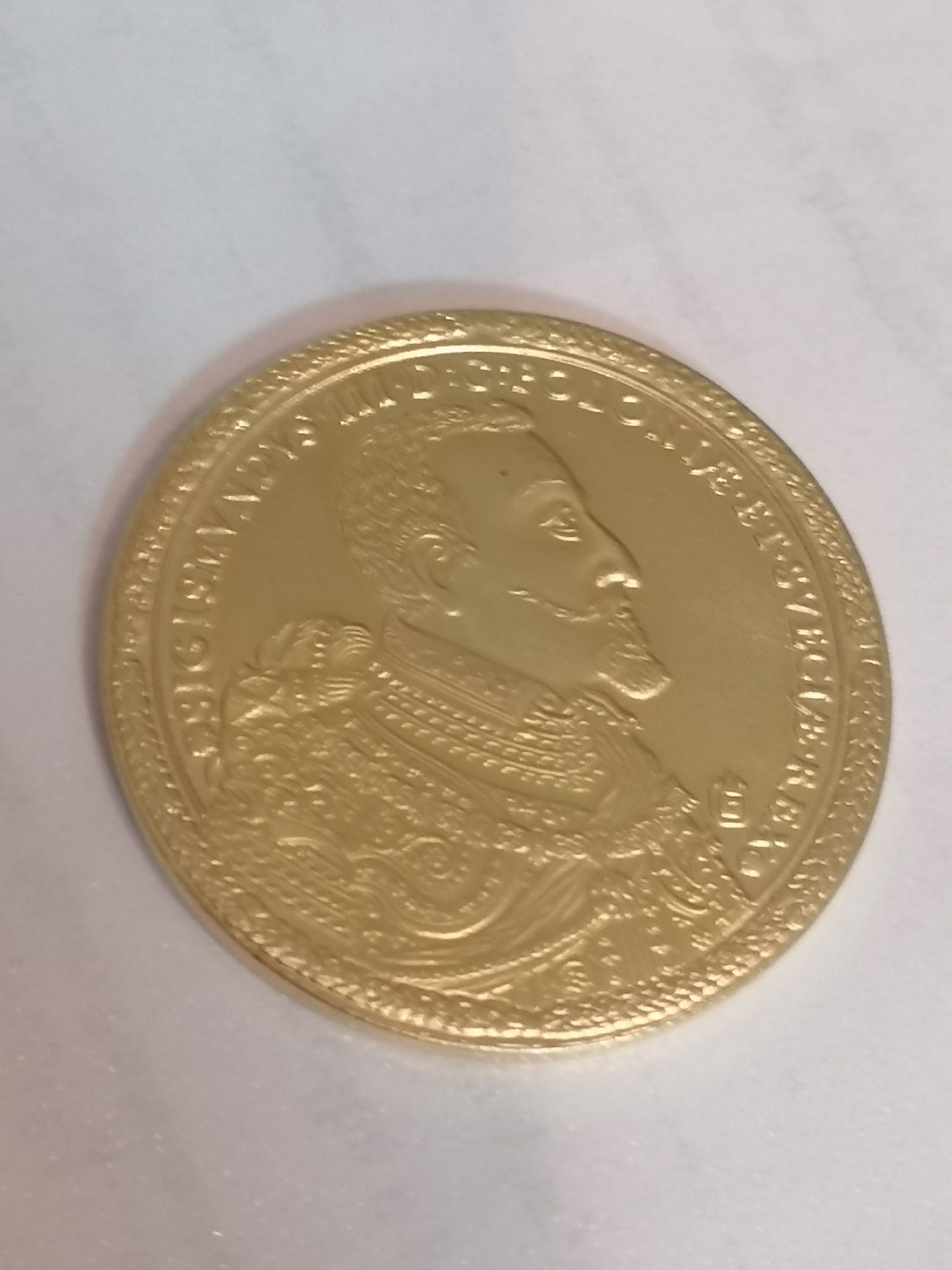 100 dukatow Zygmunt III Waza KOPIA najdroższa Polska moneta