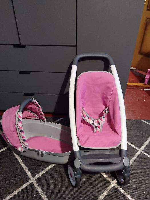 Коляска іграшкова 2в1, візочок, каляска для ляльки