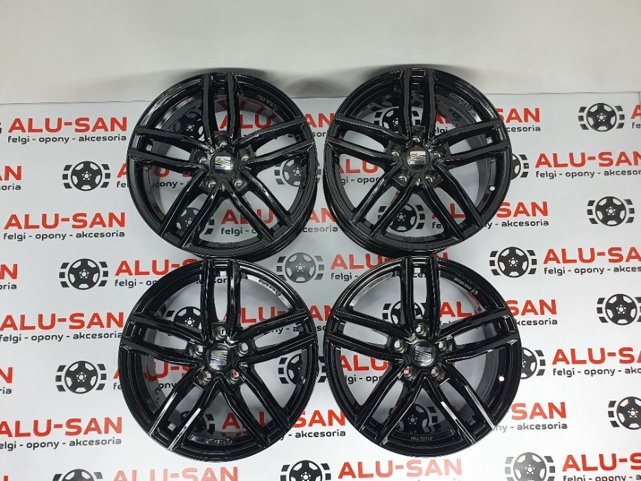 Nowe Alufelgi SEAT 17" 5x112 Altea XL ATECA LEON II 2 3 4 Czarne
