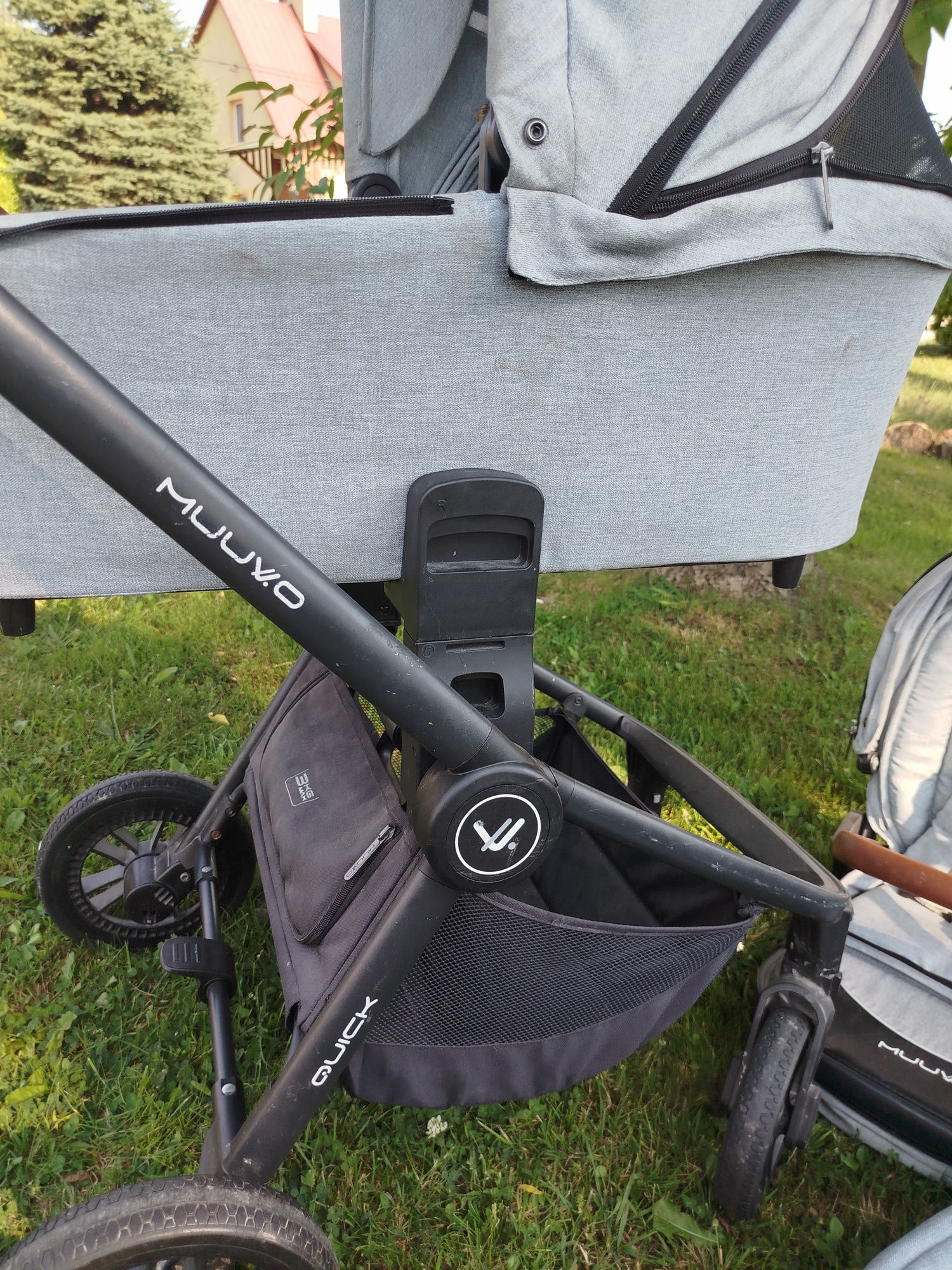 Wózek muuvo quick 2w1 plus fotelik i baza