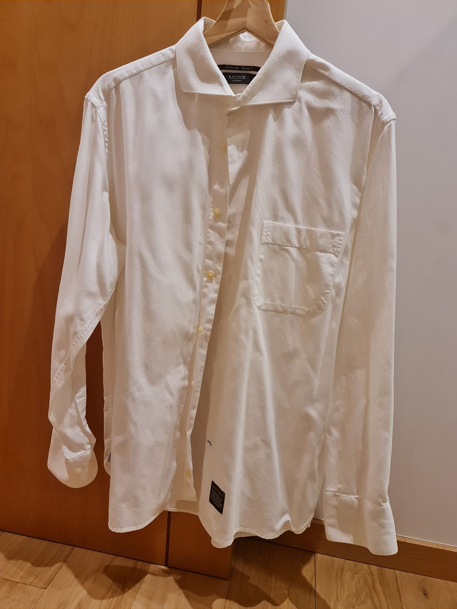 Camisa Branca Manga Comprida Sacoor