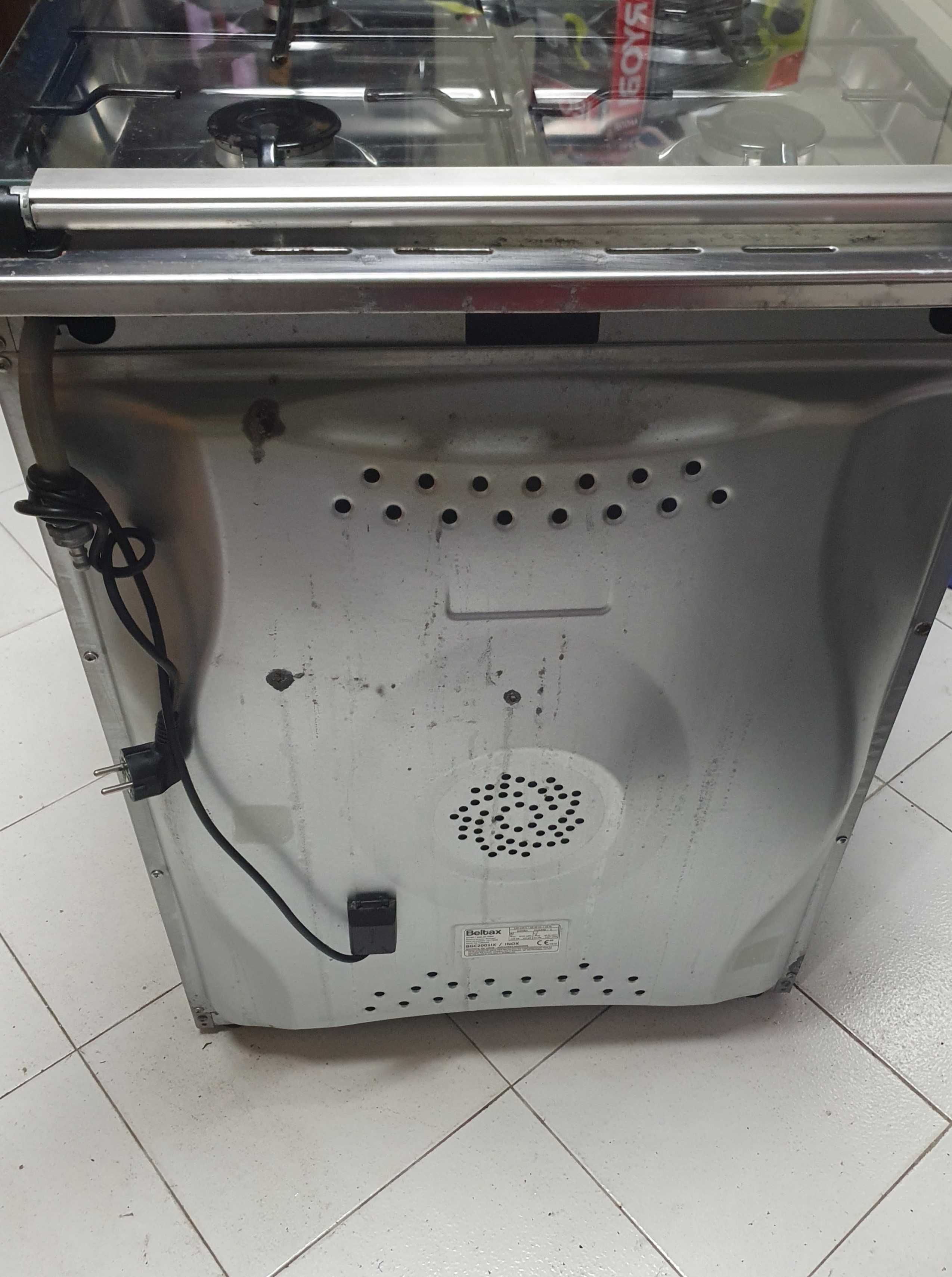 Fogão inox  BELTAX BGC-2001IX - Gás de bilha - Bom estado - PVP 330eur