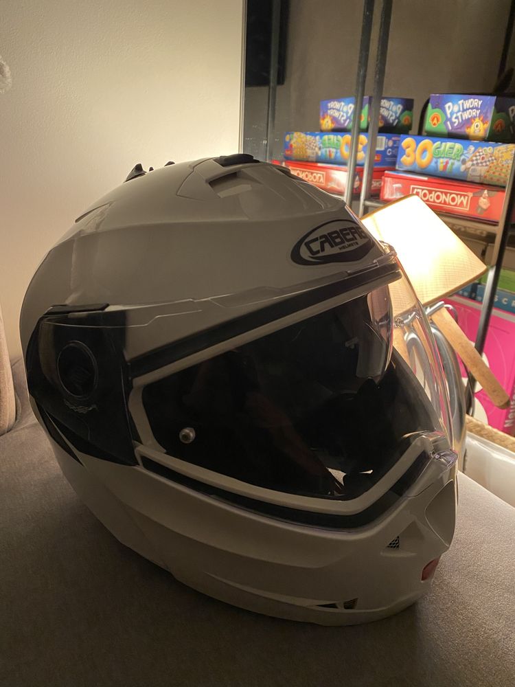 Kask Caberg Duke X rozmiar M + rękawice Five Globe XL