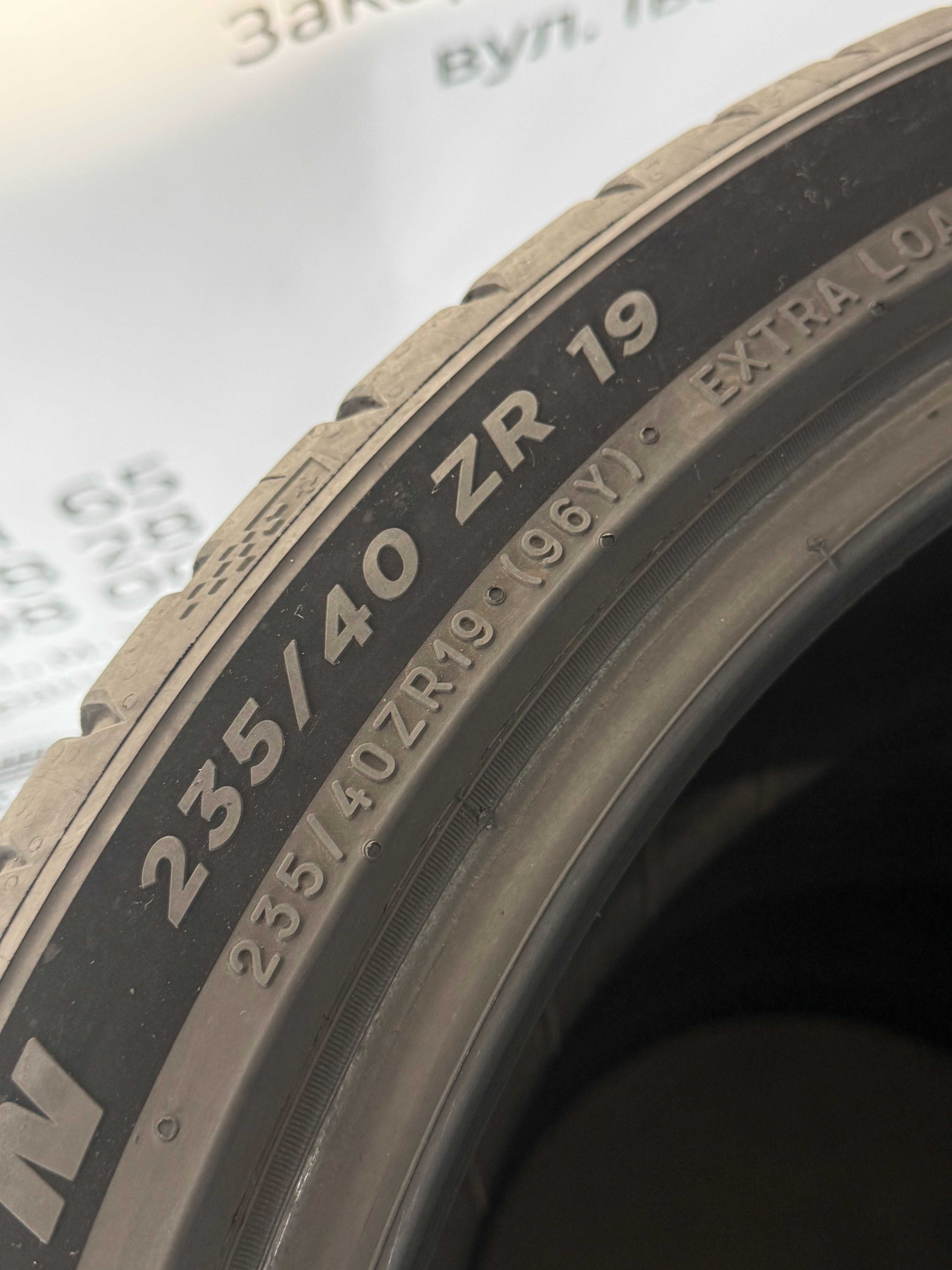 Літні шини 235/40/19 Michelin, летние шины резина колеса r19