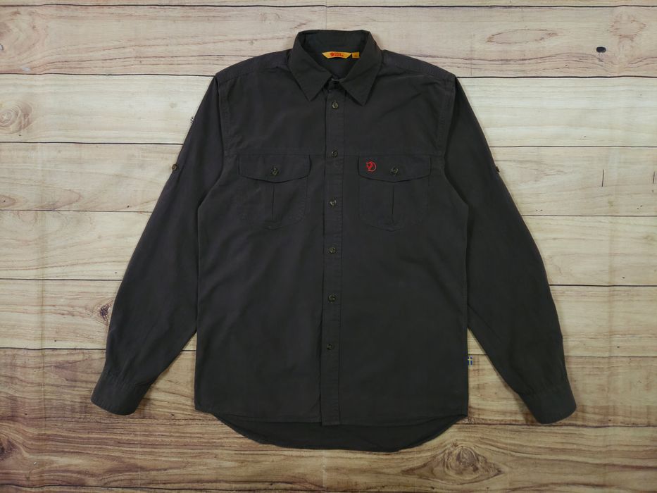 FJALLRAVEN Hok Shirt Koszula Męska Brązowa r. M