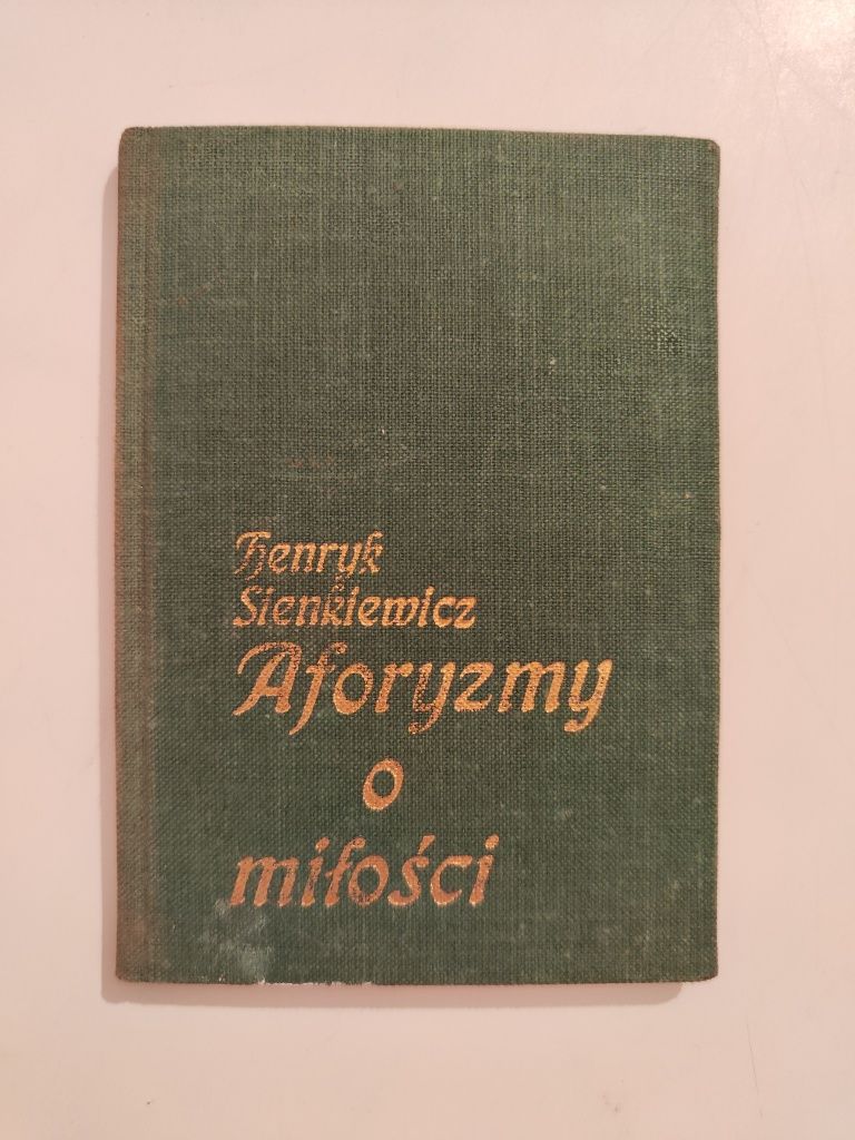 Aforyzmy o miłości Henryk Sienkiewicz MINI książeczka "