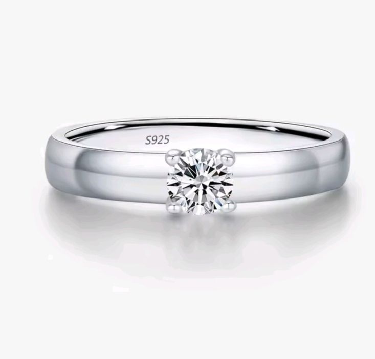 Розпродаж! Каблучки з діамантом (муасанітом)