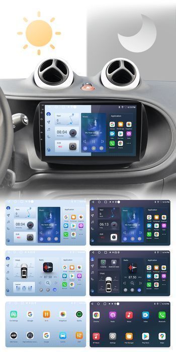 Radio nawigacja Mercedes Benz Smart 2016 Carplay Android 8GB 256GB