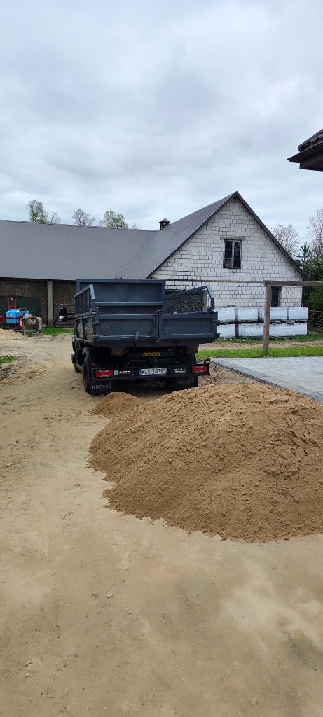 Minikoparka wywrotka przyłącza ogrodzenia prace ziemne transport ogród