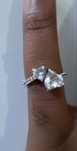Anel Double Heart Sparkling  Pandora