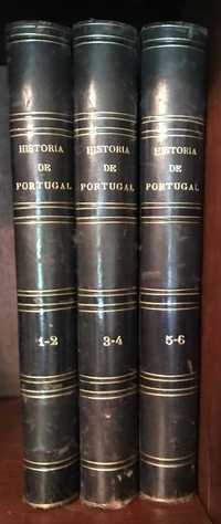 História de Portugal em 6 volumes (3 Livros)