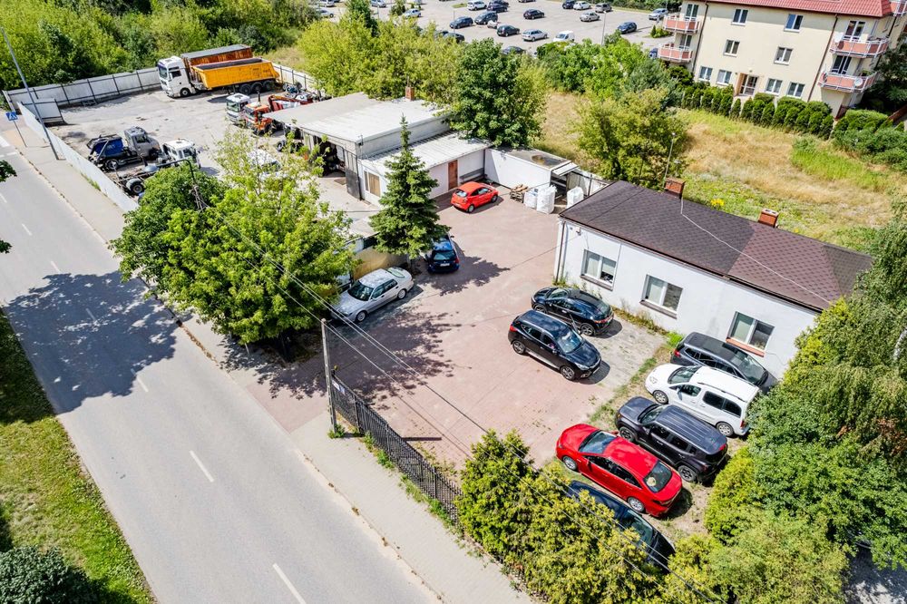 Wynajmę działkę inwestycyjna 1700 m2 z budynkiem i garażem