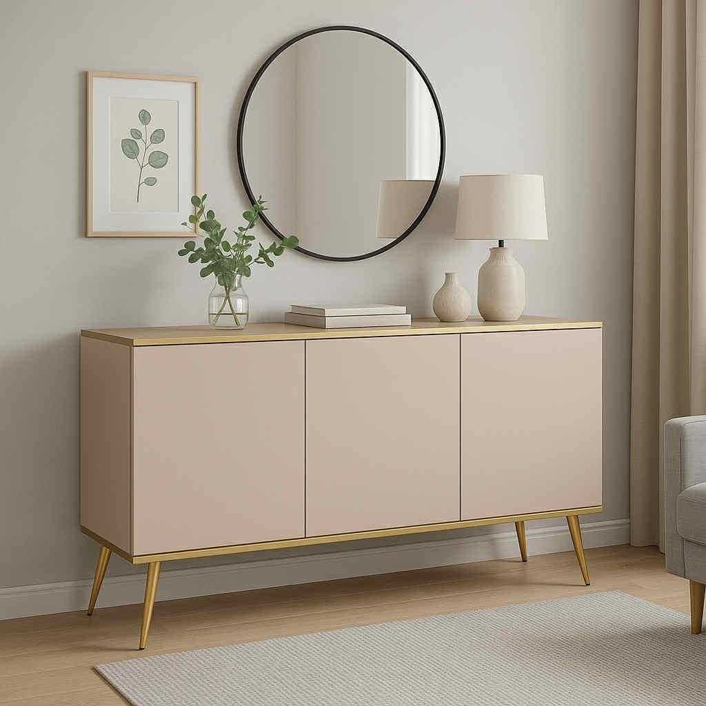Komoda 150cm trzydrzwiowa Kaszmir – subtelna elegancja