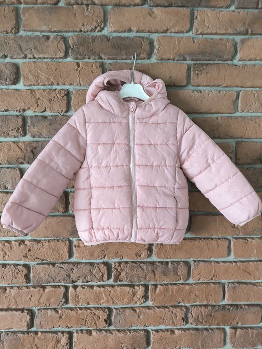 Świetna kurtka kurteczka z kapturem pikowana ocieplana wiosenna 98