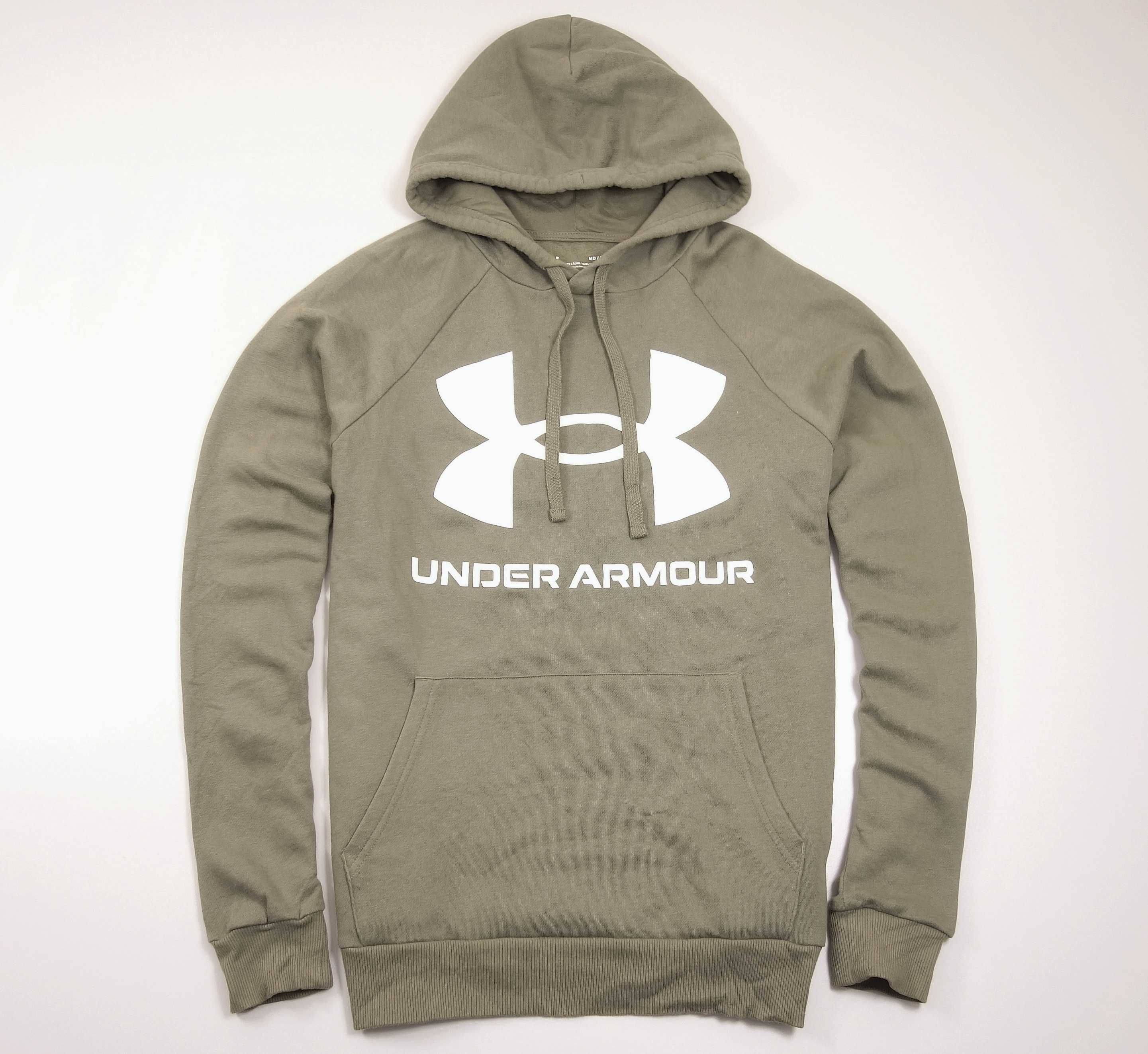 Under Armour Rival Fleece Lgo Hoodie marine bluza męska z kapturem M/L