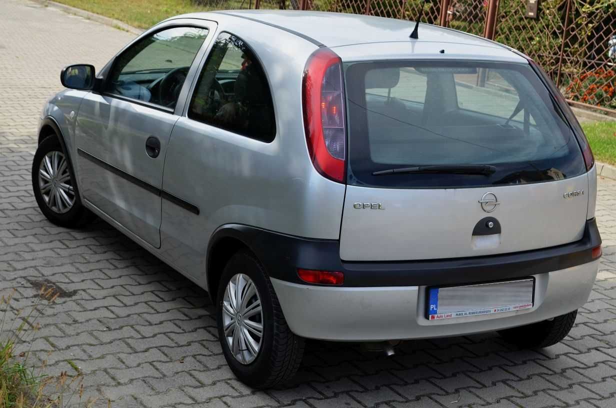 EKONOMICZNA i zwinna CORSA C z ważnymi oplatami ! Spalanie 5l/100 km !