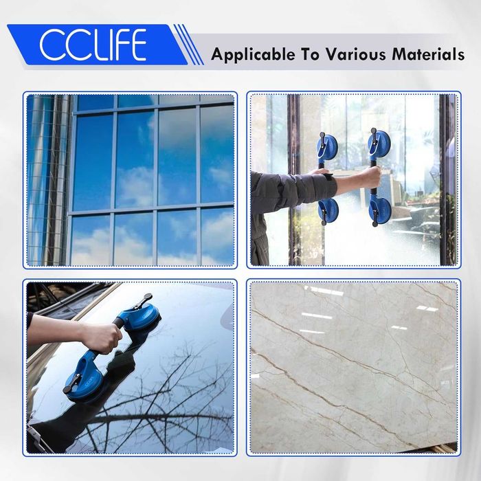 CCLIFE Poduszka ssąca podnośnik do szyb samochodowych 120 mm