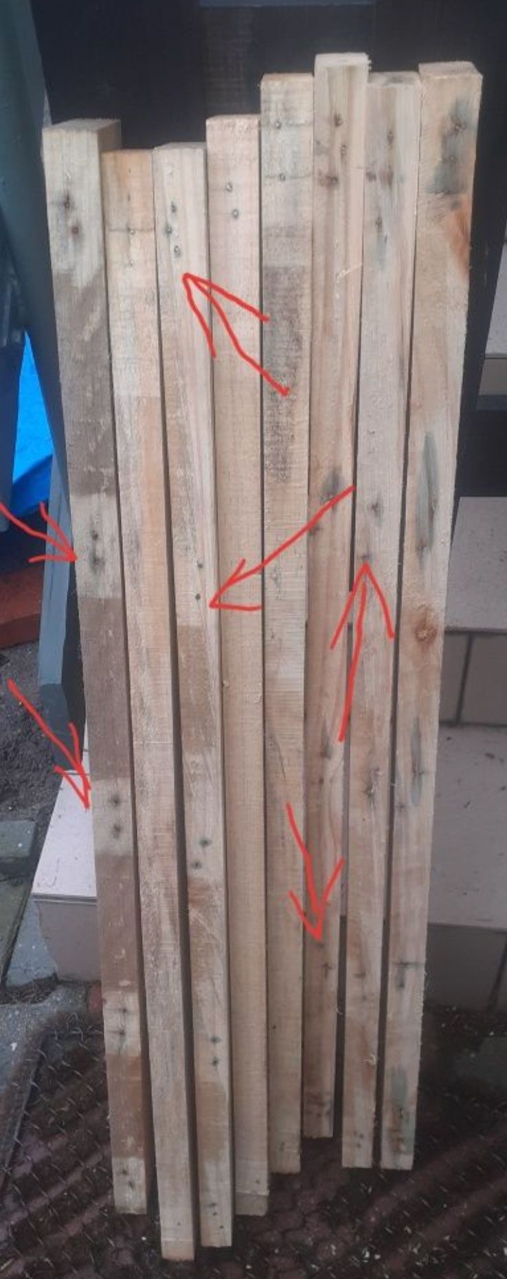 Deski metrówki 3cm grube na budę domek donice itp
