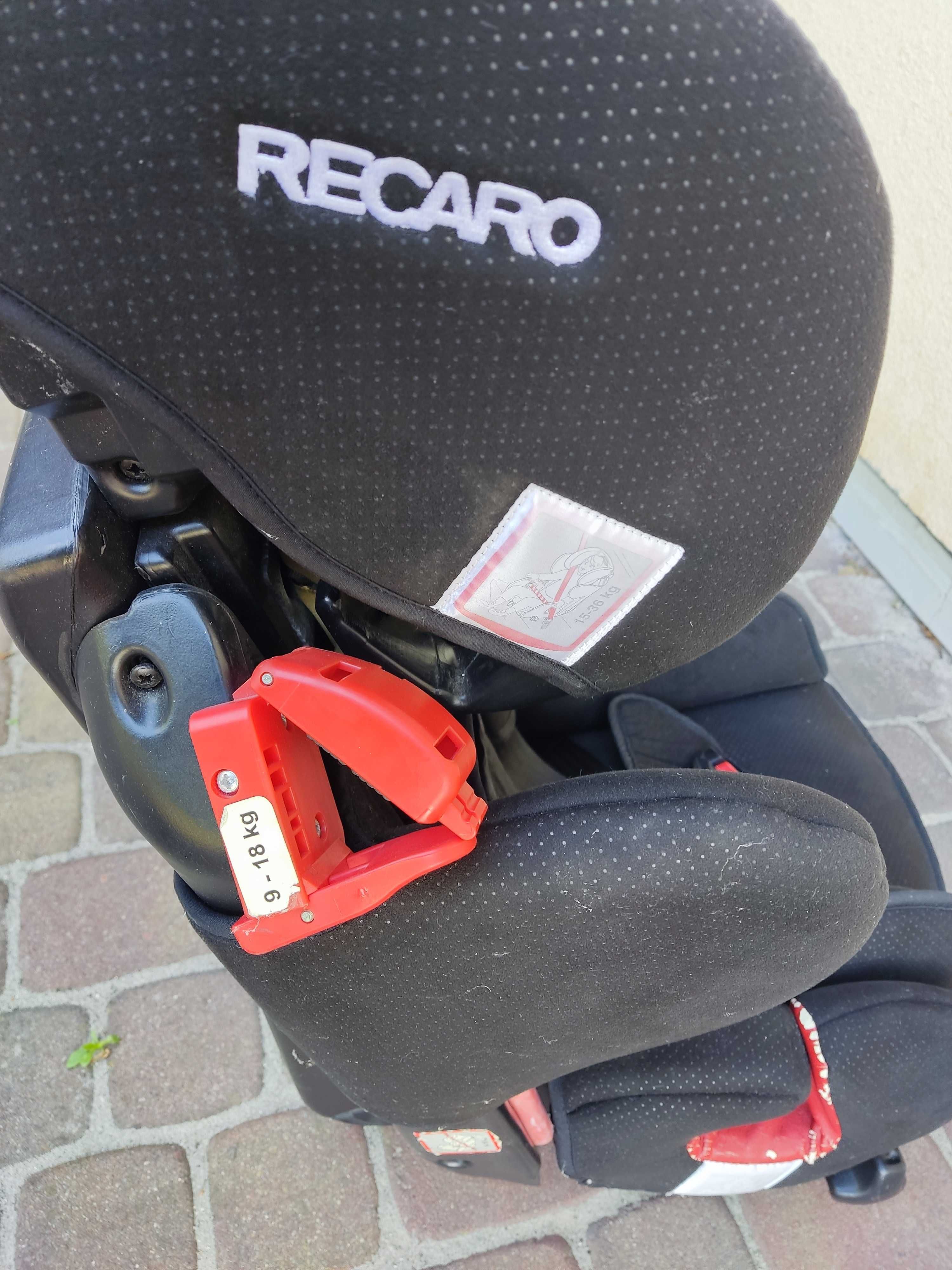 Fotelik dziecięcy do samochodu RECARO, używany. 9-18 kg.