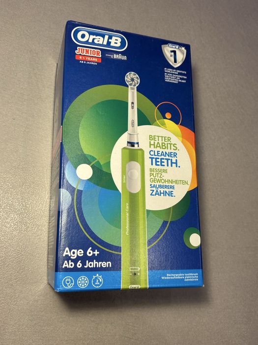 Oral-B Szczoteczka Elektryczna dla Dzieci Junior Zielona