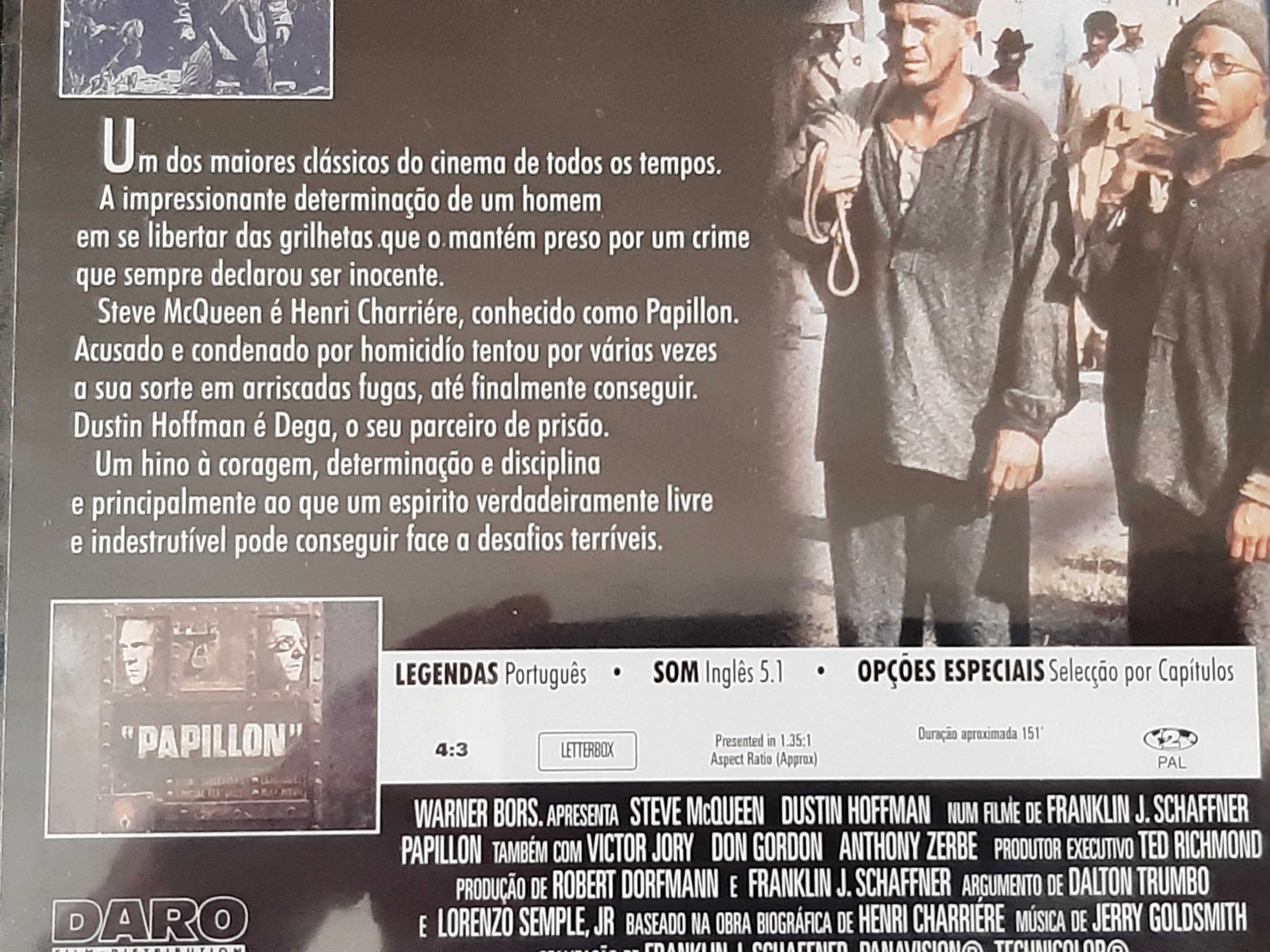 Franklin J. Schaffner: Papillon - Steve McQueen - Dustin Hoffman - DVD