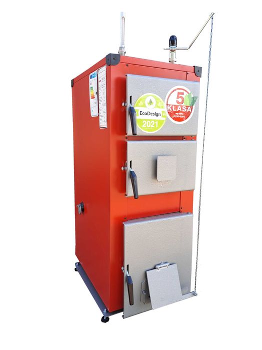 Kocioł Piec Piece C.O.  5 KLASA na Węgiel/Drewno/Chrust 10kw do 110m2