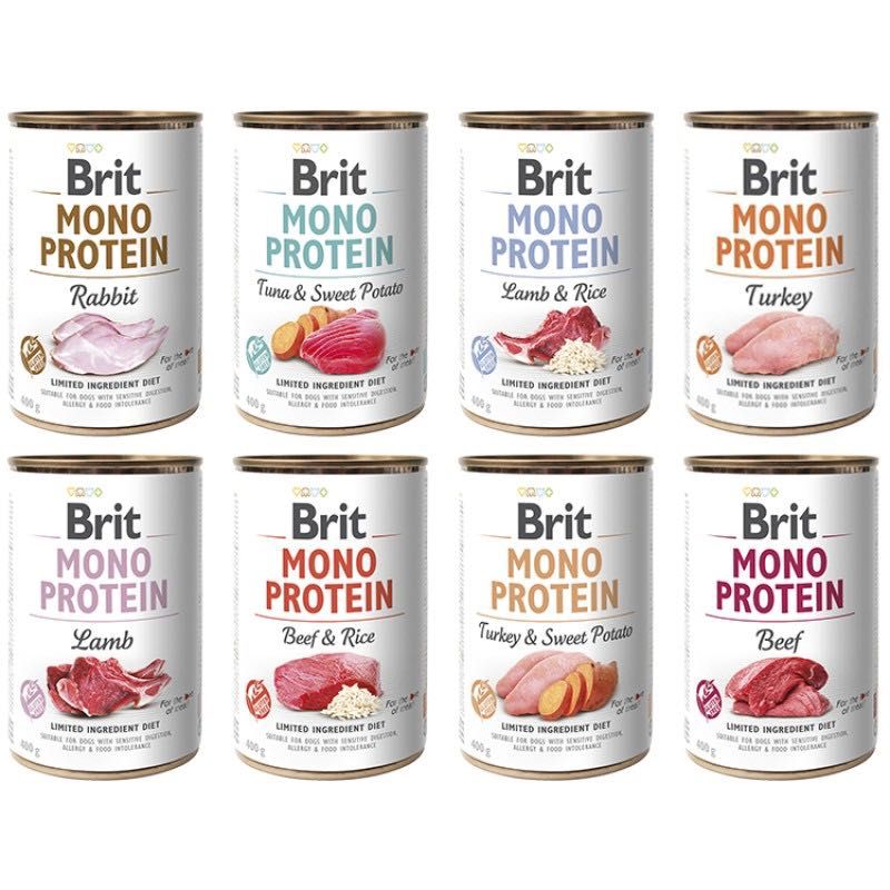 Консервы для собак Brit Mono Protein Dog 400 гр моно протеин
