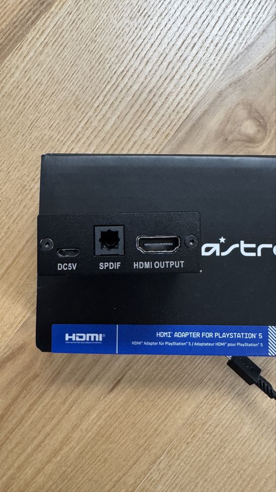 Astro Adapter HDMI dla PS5 / Optyczny Dźwięk / Jak NOWY