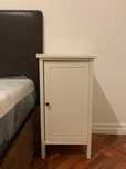 Mesa Cabeceira branca x2