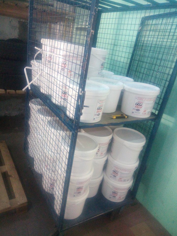 Шиномонтажна паста 11 кг, 5,5 кг  TiRE PASTE white, red