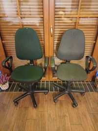 fotel biurowy krzesło do biurka czarne zielone