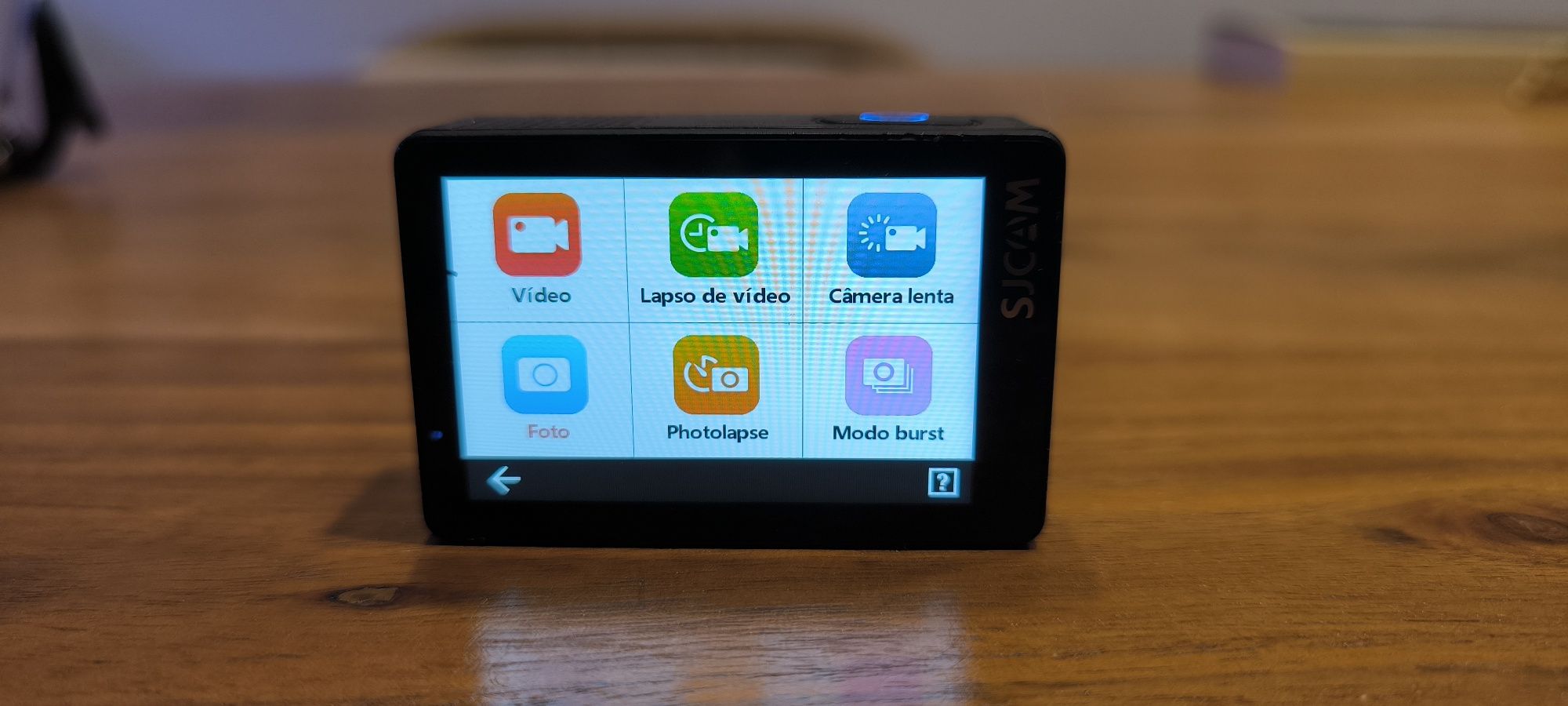 Action CAM SJ8 pro a funcionar