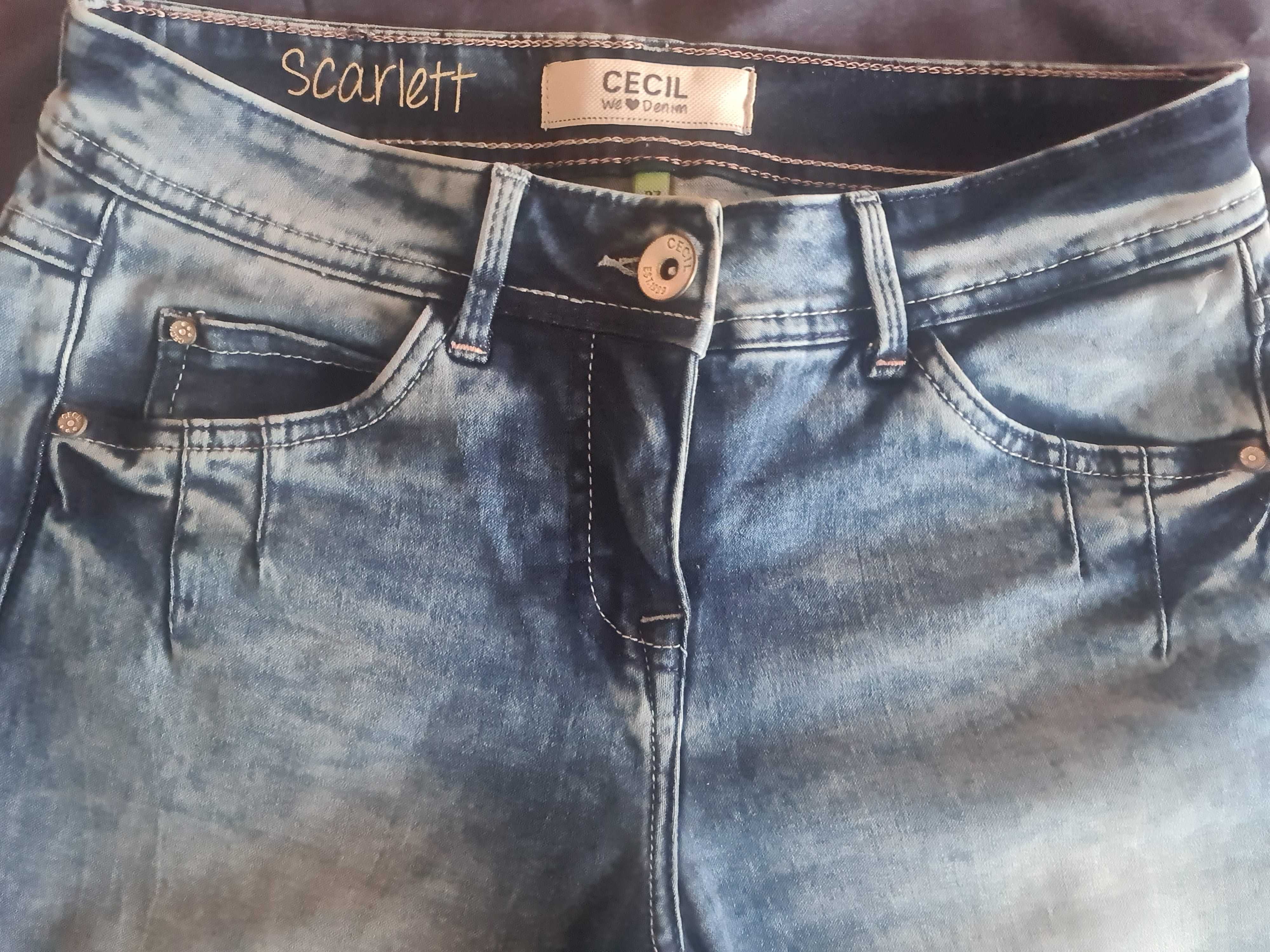 Spodenki bermudy jeans damskie